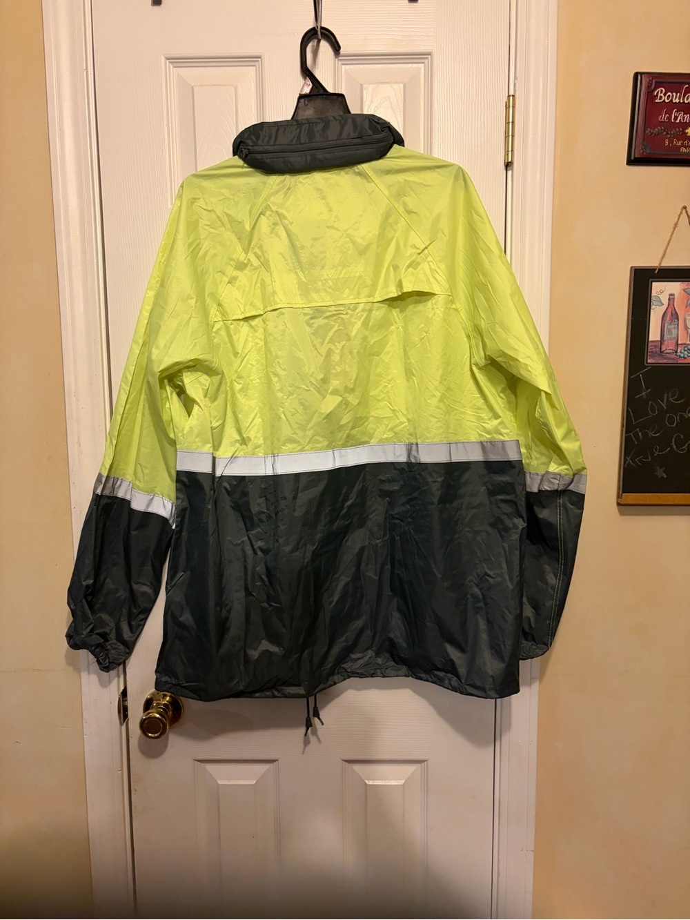 Unisex👨🏻/👩🏻Heavy Duty All-Sport Waterproof Outdoor Rain🌧️Jacket🧥Sz M - Picture 10 of 10